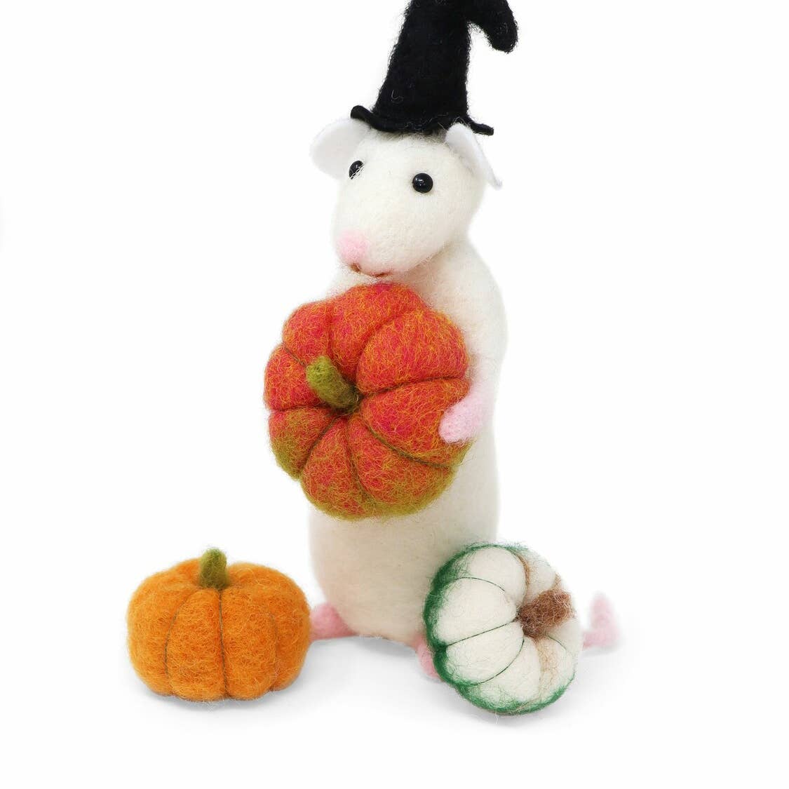 The Crafty Kit Company - Halloween Mouse Needle Felting Craft Kit