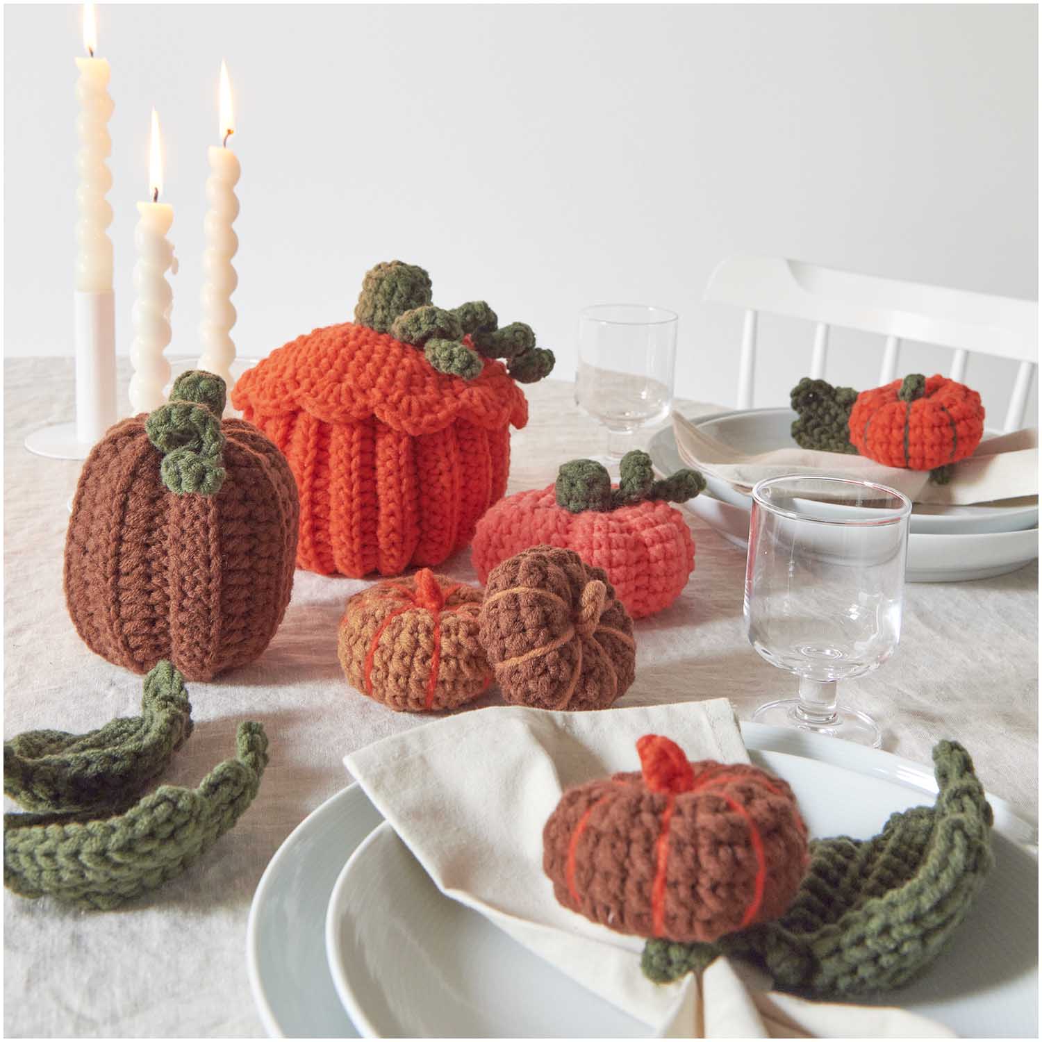 Rico Crochet Kit - Pumpkins