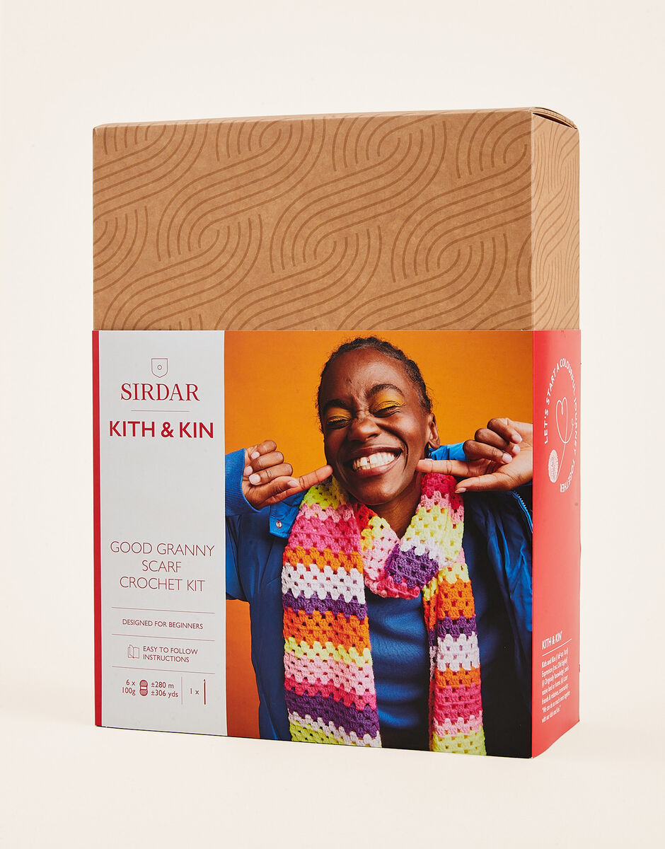 Sirdar "Kith & Kin" Good Granny Scarf Crochet Kit