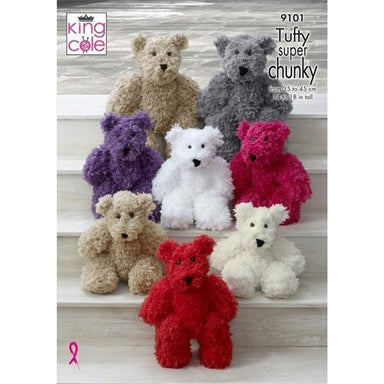 King Cole 9101 Teddies in Tufty Super Chunky