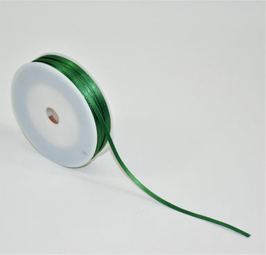 Satin Ribbon - Green - 3mm wide