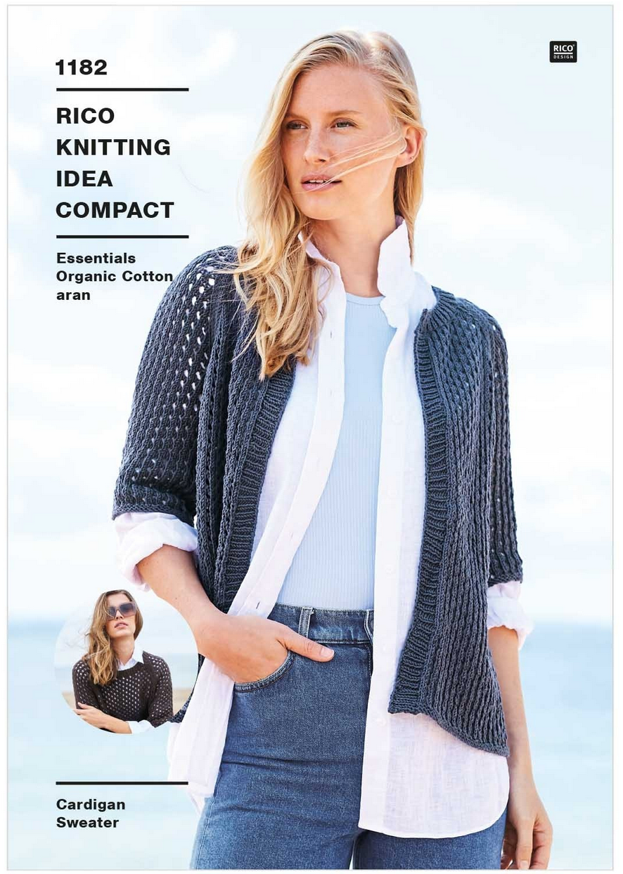 Cotton aran outlet cardigan