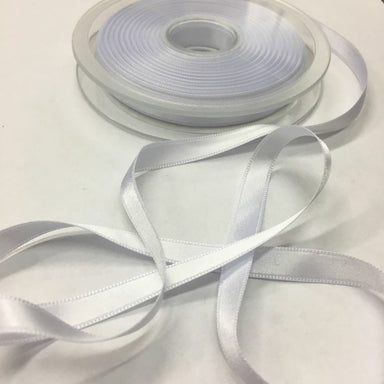 Satin Ribbon - White - 8mm wide