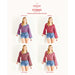 Sirdar Pattern 10539 Cow Bell Sleeve Sweater